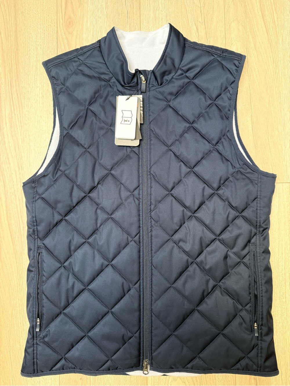 Nike men’s reversible quilted golf vest sz M
